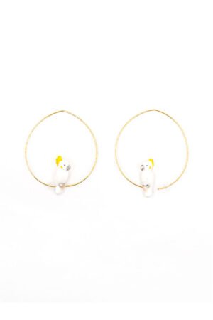 Petites créoles Cacatoès | NACH BIJOUX