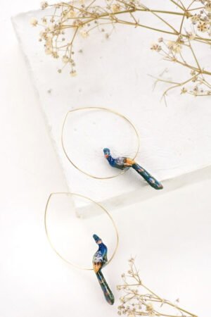 Créoles Paon | NACH BIJOUX