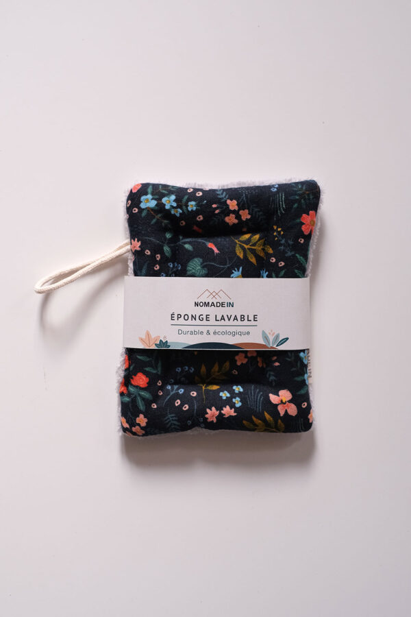 Éponge lavable Wildwood Navy | NOMADEIN