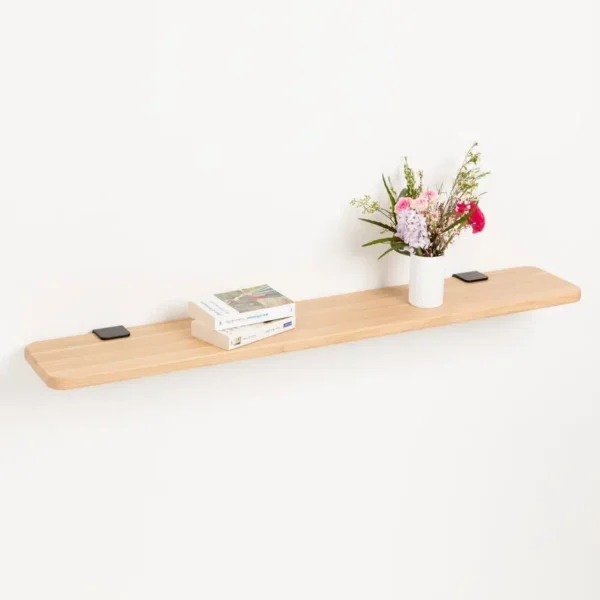 Étagère murale 120 x 20cm en Chêne massif | TIPTOE
