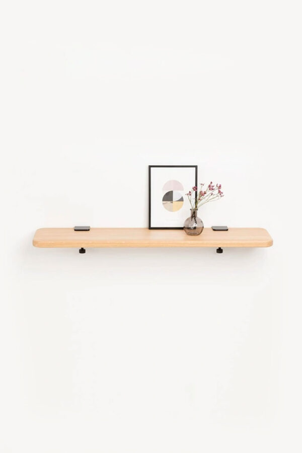 Étagère murale 90 x 20cm en Chêne massif  | TIPTOE