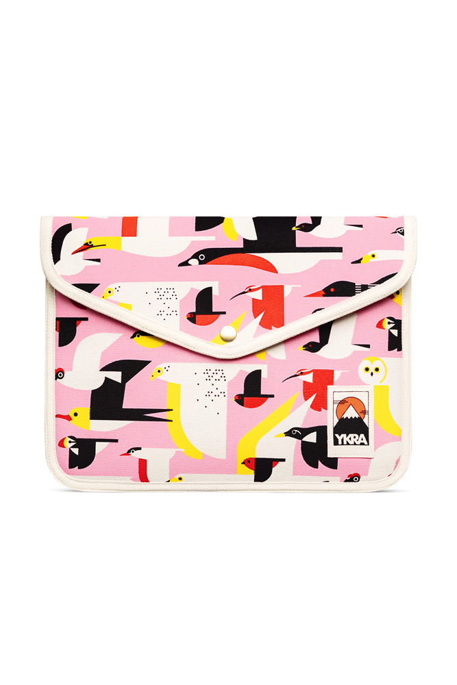 Pochette ordinateur 13" & 14" Flying Flock | YKRA