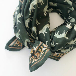 Foulard "Bengale" vert