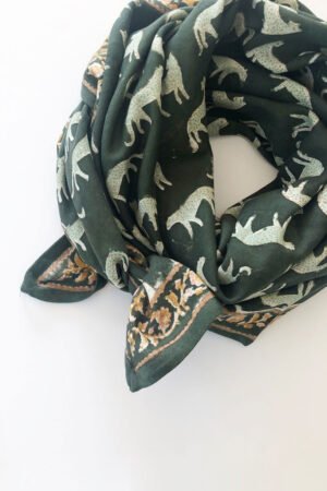 Foulard "Bengale" vert