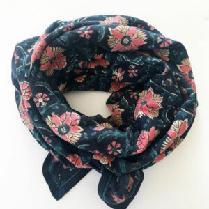 Foulard "Bird" noir