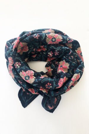 Foulard "Bird" noir