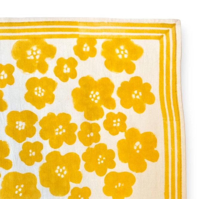 Foulard Latika 'Flora Bold' Citron