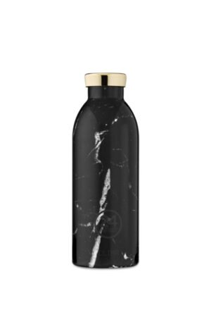 Gourde isotherme Clima en inox "Black marble"