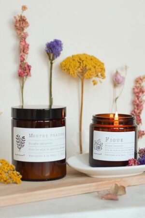 Grande bougie 150g : menthe fraîche