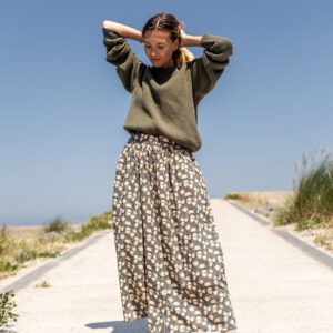 Jupe 'Neela' Tulipe Kaki | APACHES COLLECTIONS