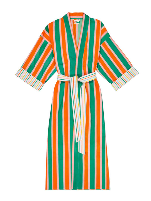 Kimono long 'Manon Stripes' | LUCAS DU TERTRE
