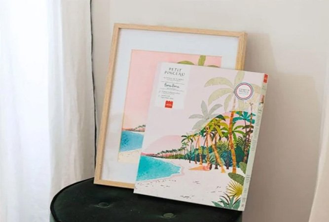 Kit peinture numérotée 'Bora Bora' | LA PETITE ÉPICERIE