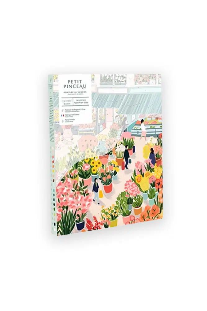 Kit peinture numérotée 'Flower Market' | LA PETITE ÉPICERIE
