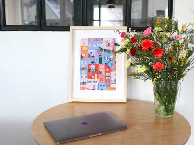 Kit peinture numérotée 'Home Together' | LA PETITE ÉPICERIE