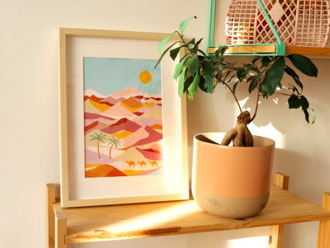 Kit peinture numérotée 'Sahara' | LA PETITE ÉPICERIE