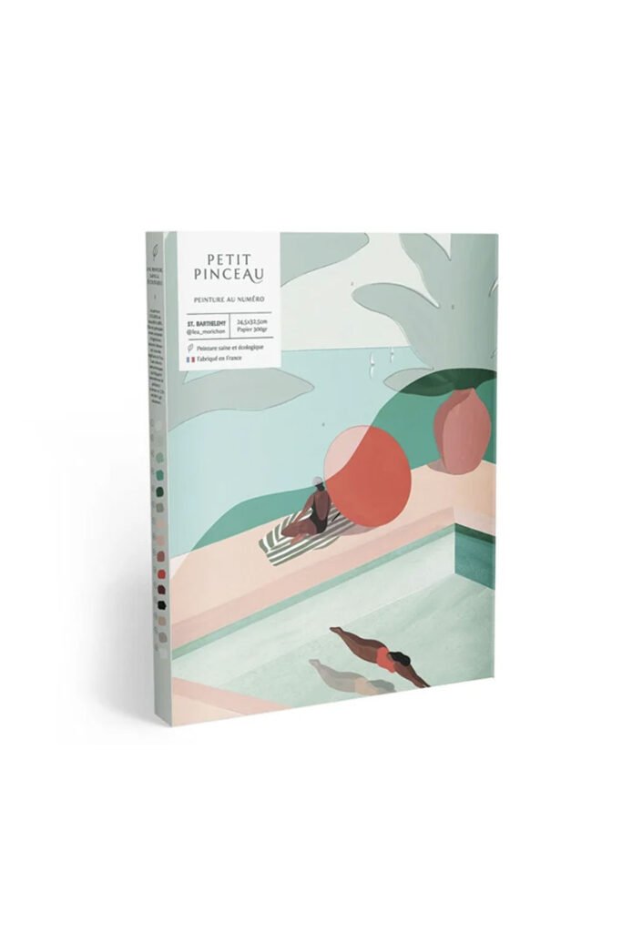 Kit peinture numérotée 'Saint-Barthélémy' | LA PETITE ÉPICERIE