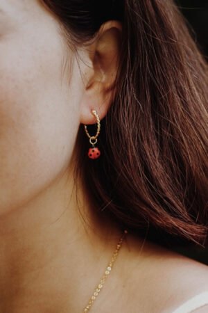 Mini créole à l'unité Coccinelle | NACH BIJOUX