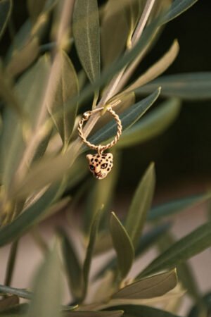 Mini créole à l'unité tête Léopard | NACH BIJOUX