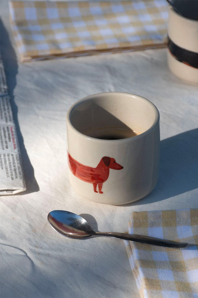 Tasse Teckel marron | NACH BIJOUX