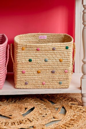 Panier 'Raphia' Jaune | RICE