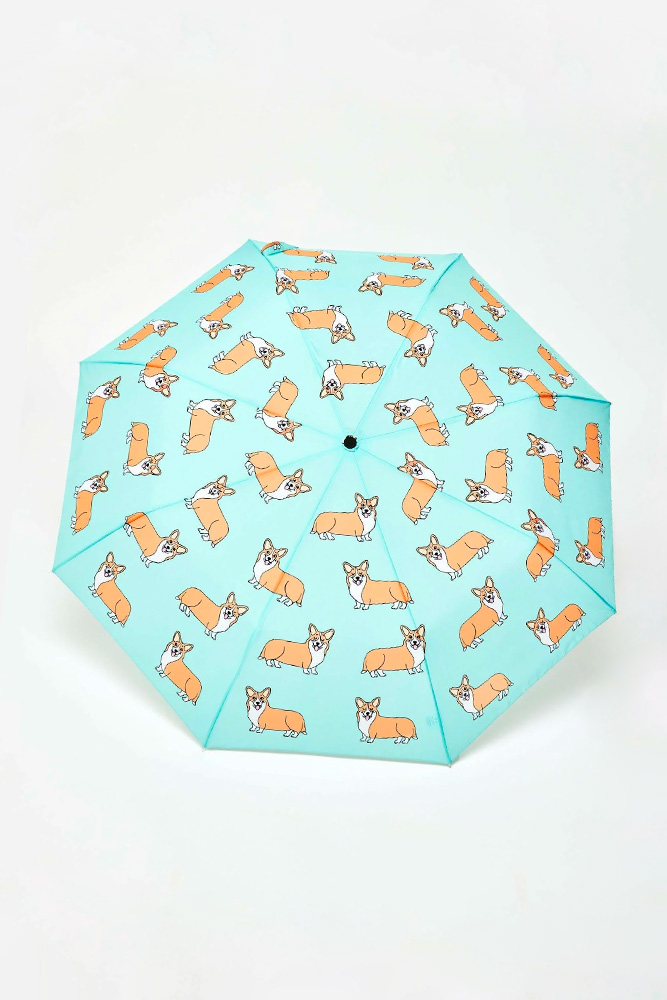 Parapluie Corgi Menthe | THE ORIGINAL DUCKHEAD X COUCOU SUZETTE