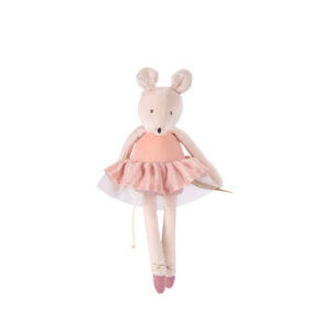 Peluche 'Souris Rose' La petite école de danse | MOULIN ROTY