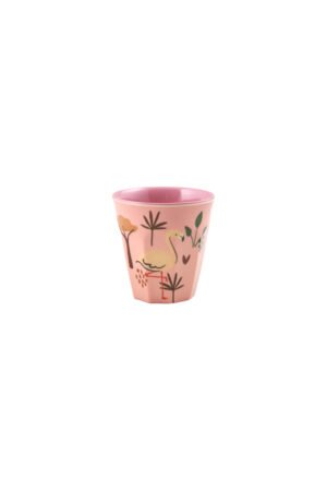 Petit Gobelet 'Jungle Animal' Rose | RICE