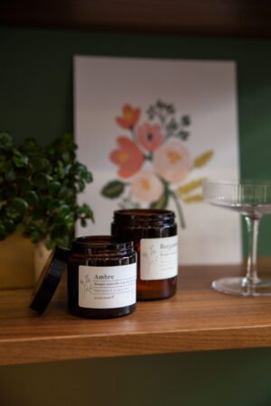 Petite bougie 100g : ambre