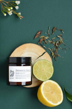 Grande bougie 150g : bergamote santal