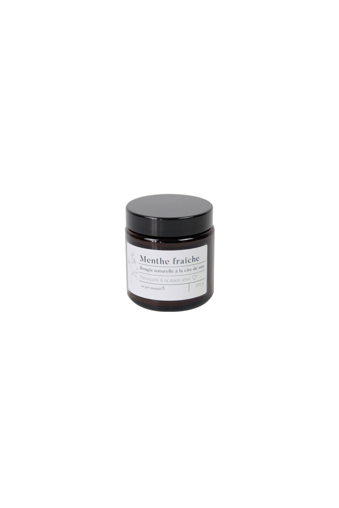 Petite bougie 100g : menthe fraîche