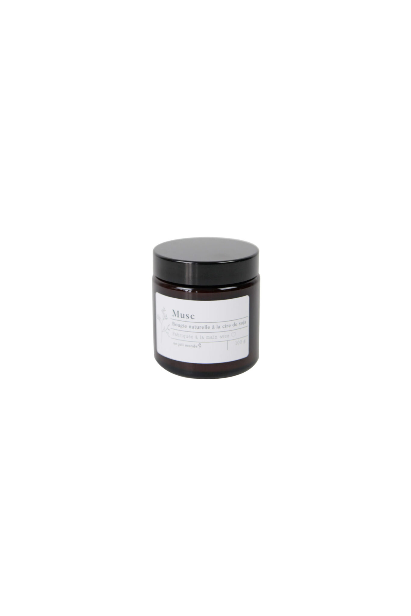 Petite bougie 100g : musc