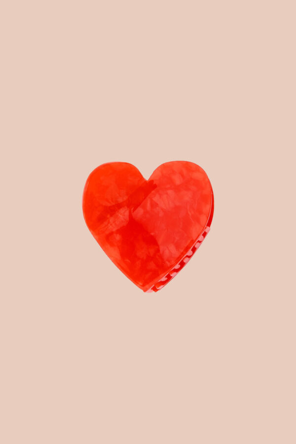 Pince à cheveux Coeur Rouge | COUCOU SUZETTE