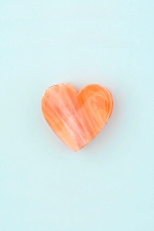 Pince à cheveux Coeur Rose | COUCOU SUZETTE