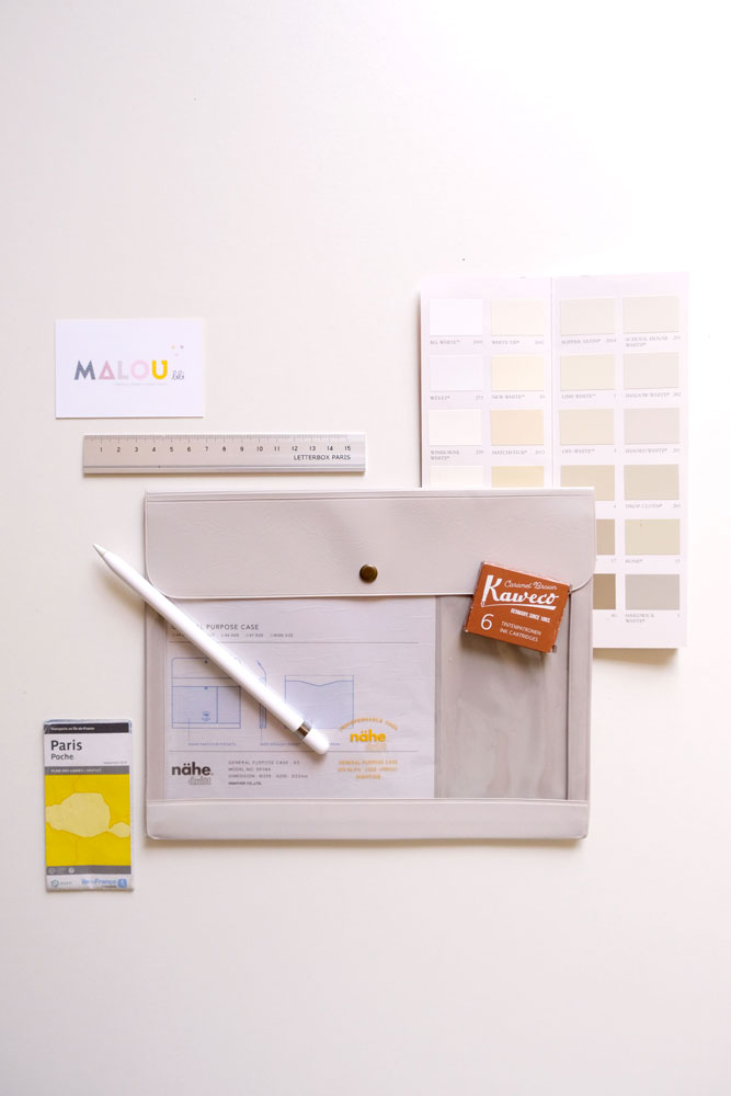Pochette Nähe 'Organizer' A5 Ivory | HIGHTIDE