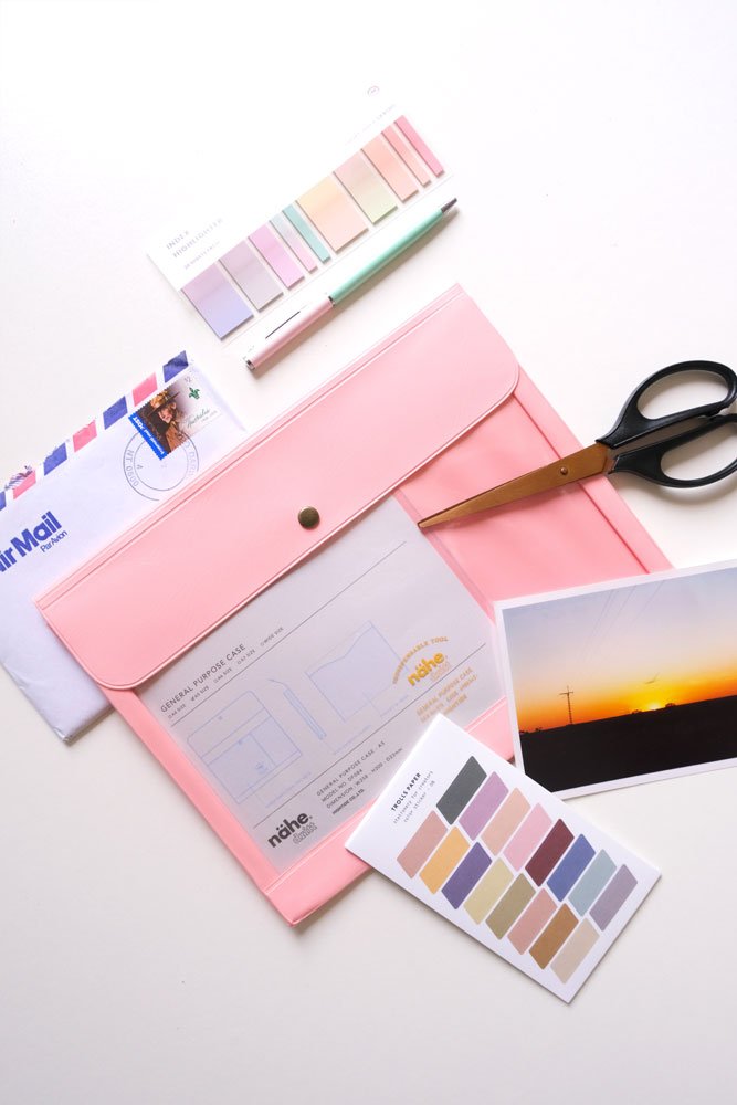 Pochette Nähe 'Organizer' A5 Pink | HIGHTIDE