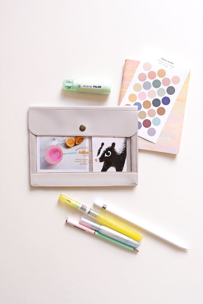 Pochette Nähe 'Organizer' A6 Ivory | HIGHTIDE