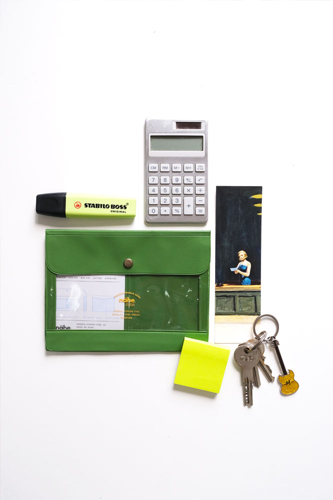 Pochette Nähe 'Organizer' A6 Green | HIGHTIDE