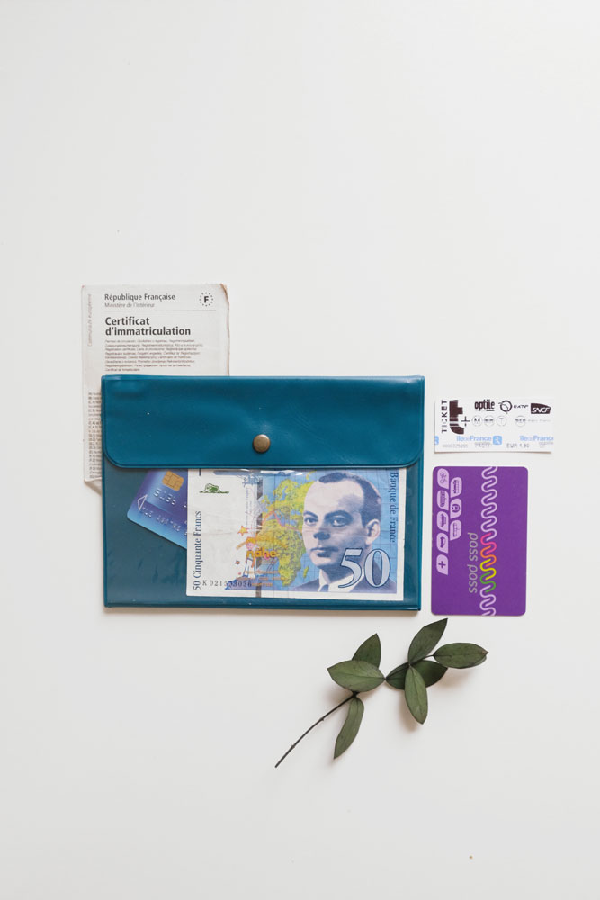 Pochette Nähe 'Travel' Blue | HIGHTIDE