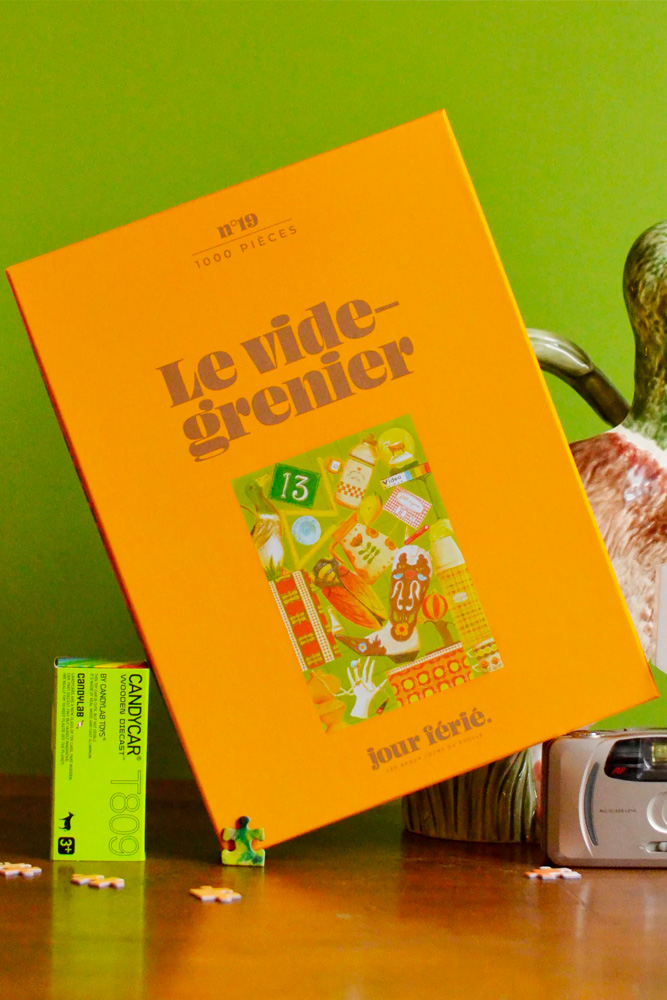 Puzzle 1000 pièces 'Le vide-grenier' | JOUR FÉRIÉ