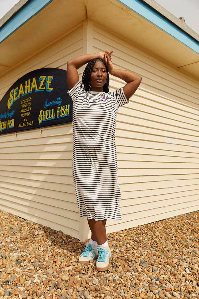 Robe 'Tee' Rayée | TAJINEBANANE