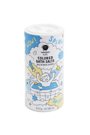 Sels de bain bleus