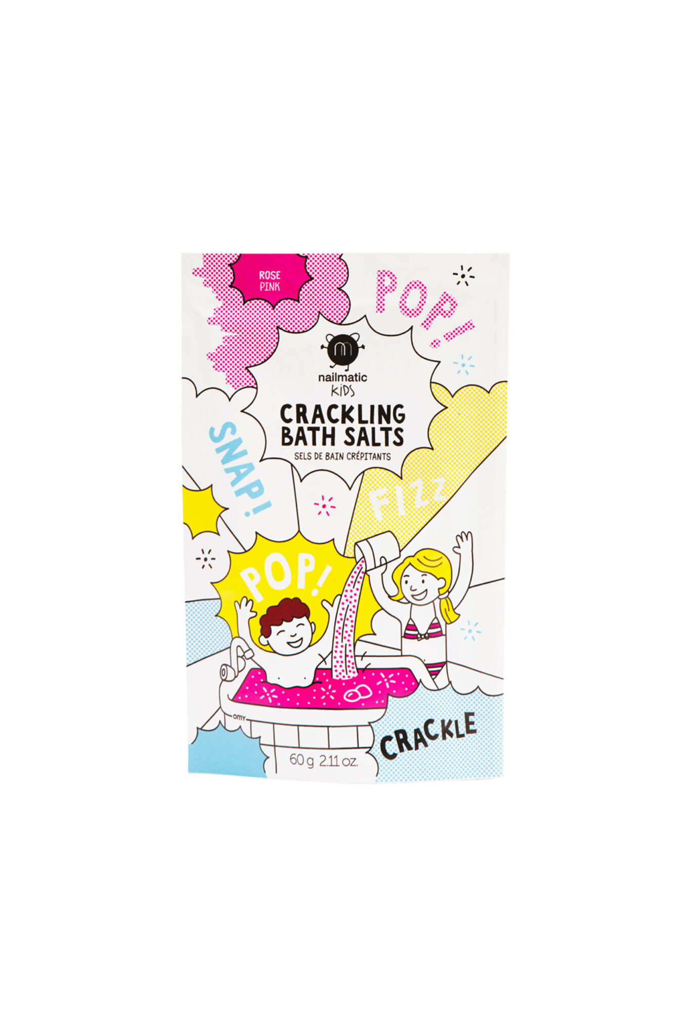 Sels de bain crépitants roses