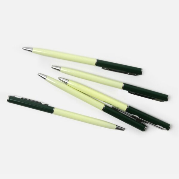 Stylo bille jaune & vert