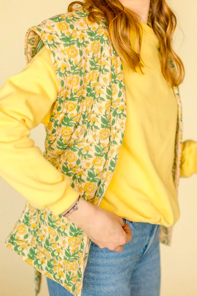 Veste 'Jay' Soleil Citron | APACHES COLLECTIONS