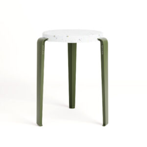 Tabouret Lou 45cm en plastique recyclé Venezia | TIPTOE