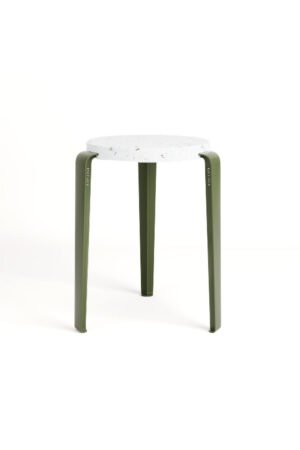 Tabouret Lou 45cm en plastique recyclé Venezia | TIPTOE