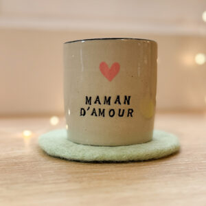 Tasse 'Messagère' Maman d'amour | 1100 DEGRES