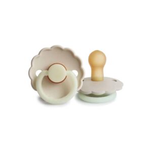 Tétine 'Daisy Night' Cream | FRIGG