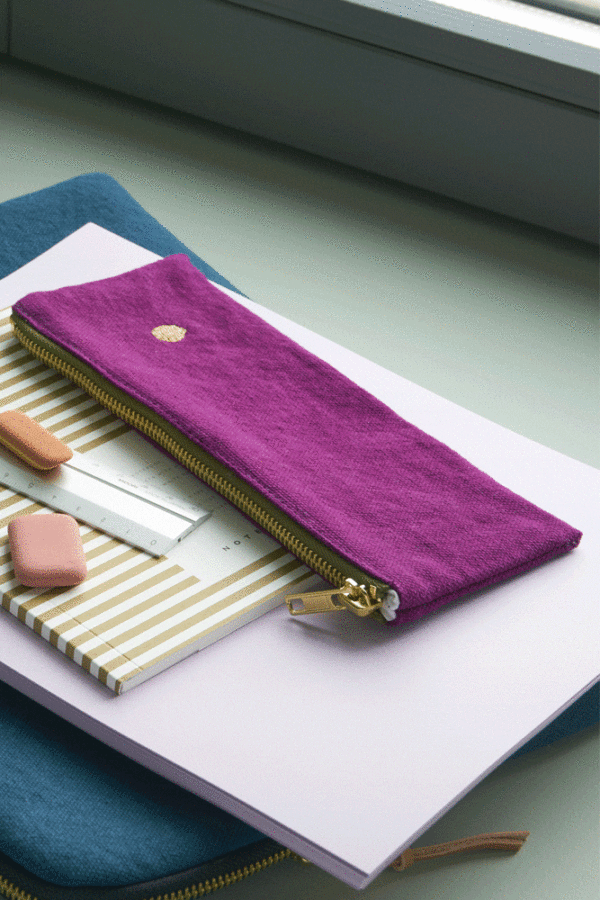 Trousse à crayons 'Iona' Purple rain