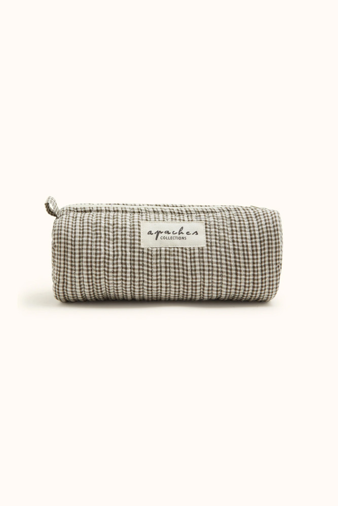 Trousse 'Opal' Khadi Kaki | APACHES COLLECTIONS